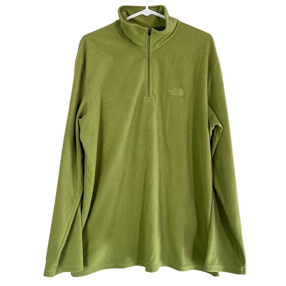 The North Face Other - The North Face TKA 100 Fleece Quarter Zip Pullover Green Men’s XL Warm Outdoor